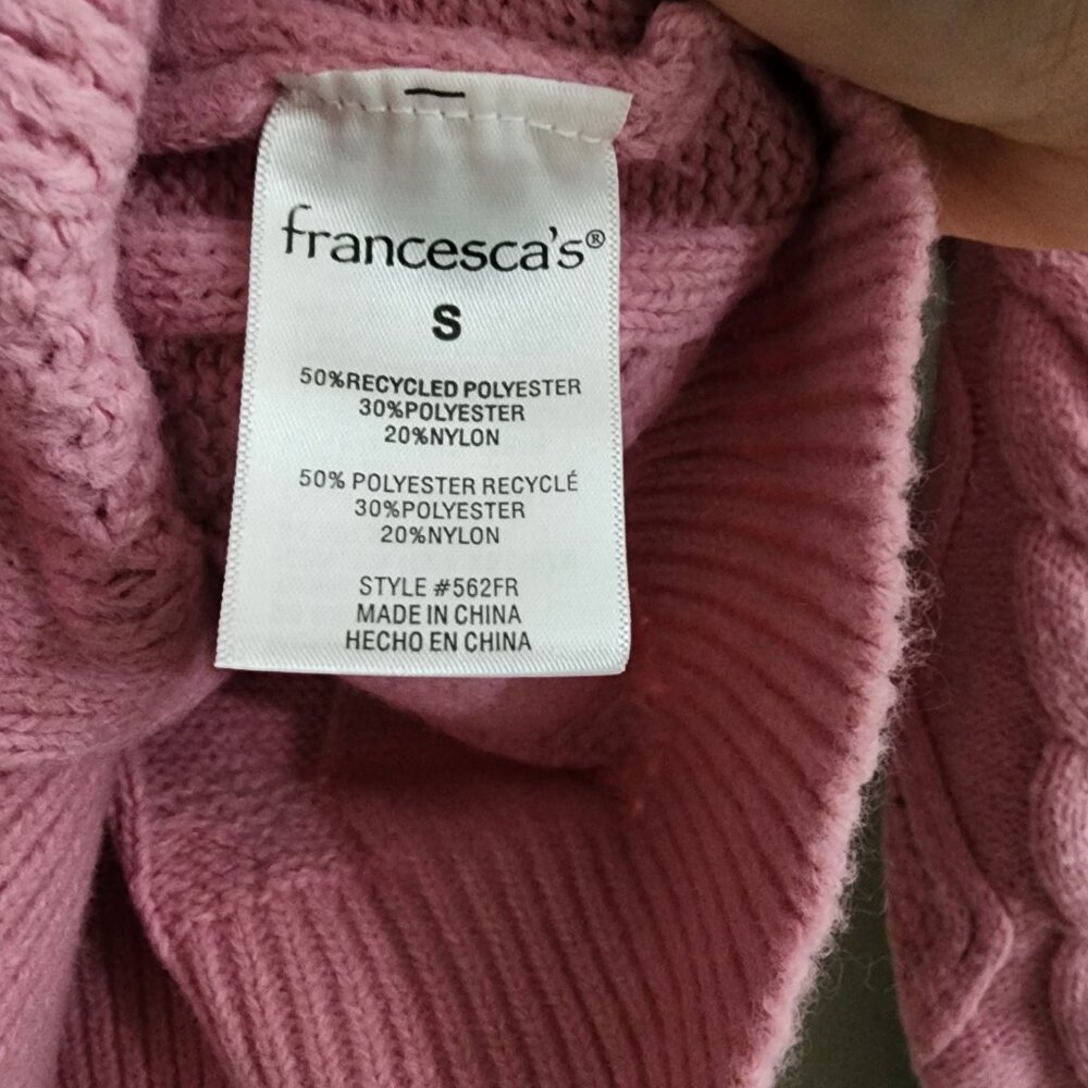Francesca's pink sweater - Picture 4 of 6